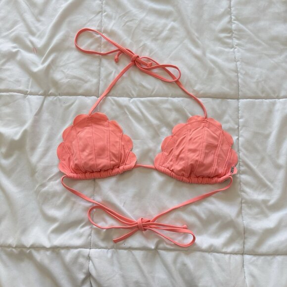 Victoria's Secret Other - Pink Victorias Secret Womens Medium String Bikini Top Swimsuit Beach Summer